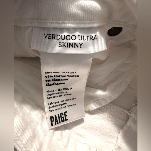 3 for 1 All White Jean Bundle • Straight Leg Boot Cut & Skinny • Hudson & Paige - Picture 9 of 14